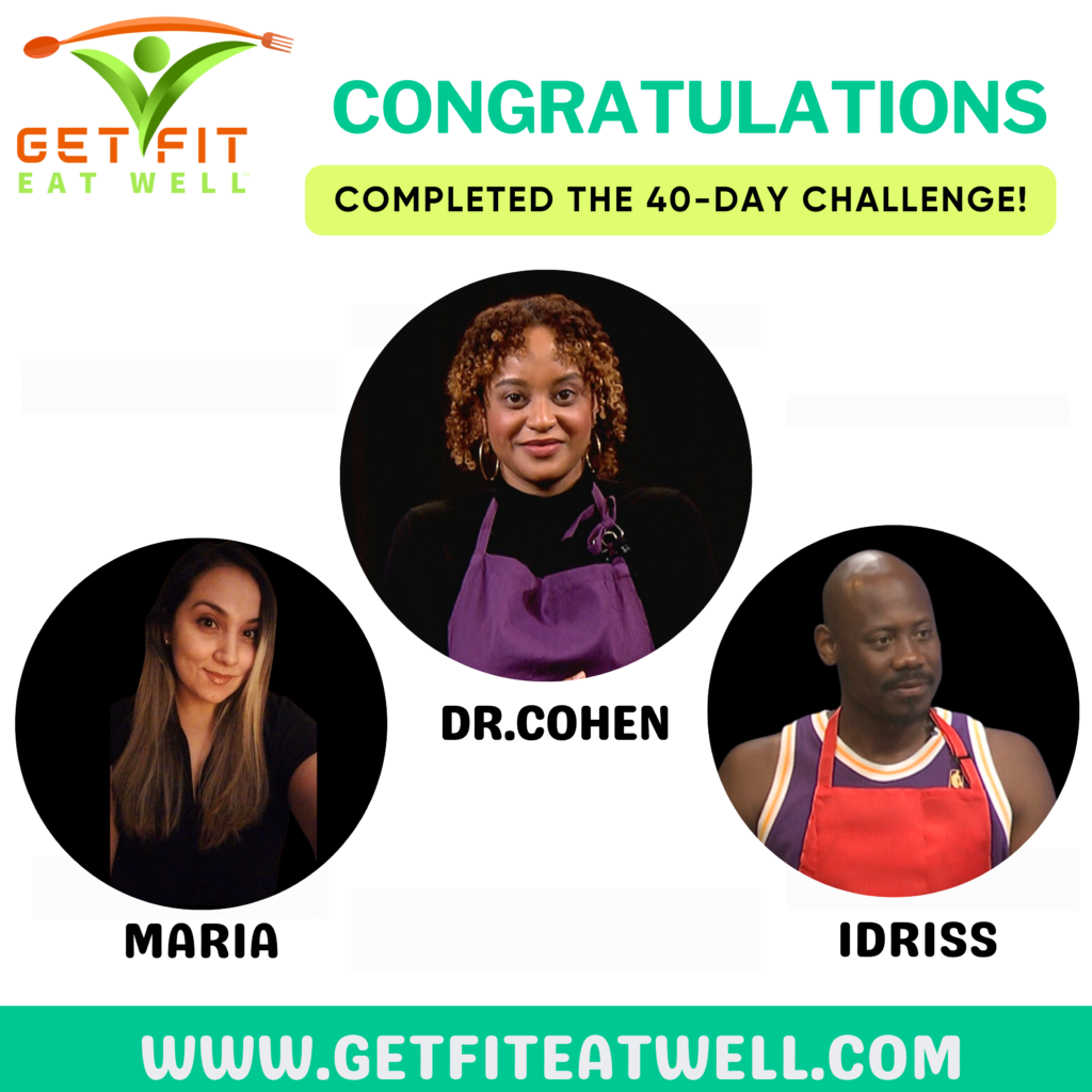 Completed the 40Day Challenge Digital Health Plan